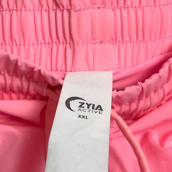 ZYIA Active Pink Flow Lined Athletic Workout Gym Shorts Women's Size XXL - Picture 8 of 9